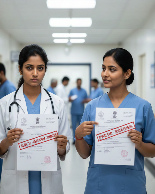 Medical team in white coats